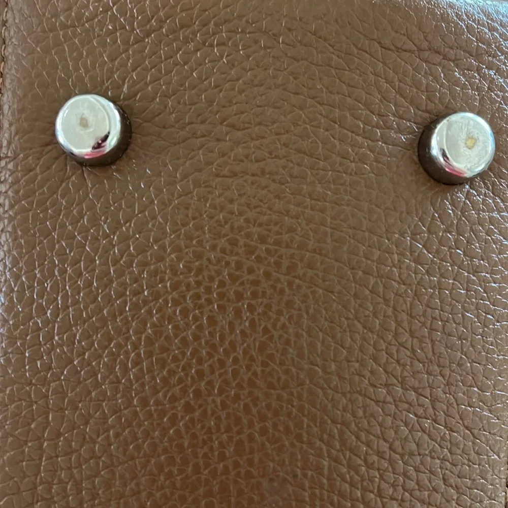 Classic Coach Edie 31 Saddle Tan Leather Double Handled Shoulder Bag - Picture 11 of 16